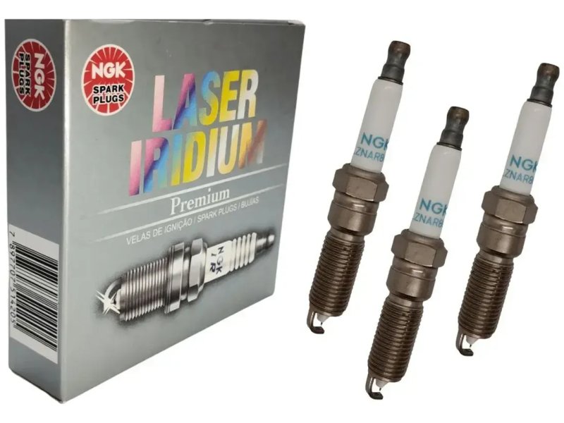 Jogo 3 Velas Ngk Iridium Onix 1.0 12v